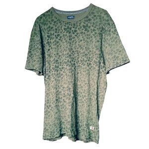 Green Jack and Jones Texrured T-Shirt